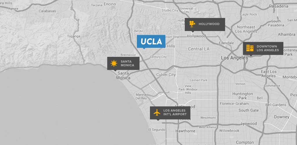 LAX directions map