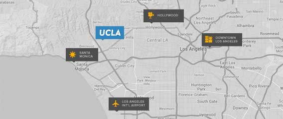 LAX directions map