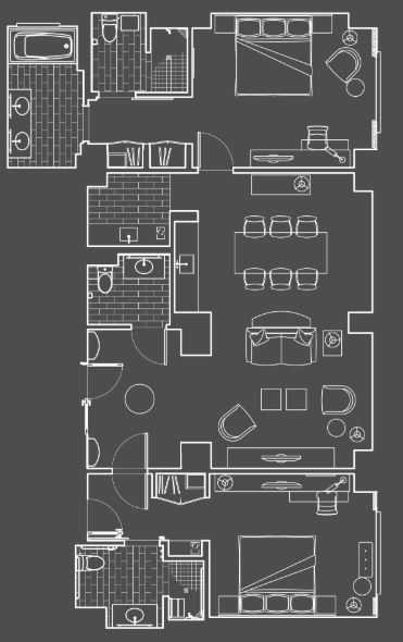 presidential suite layout